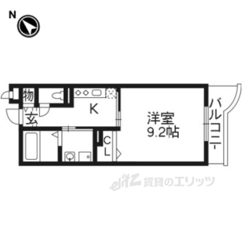 エコーウエストの間取り