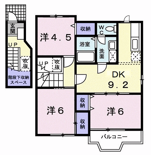 メゾン パルテール　1の間取り