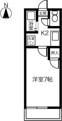 野村グリーンヴィレッジＡの間取り