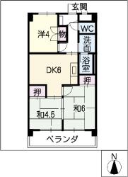 ソレイユフジの間取り