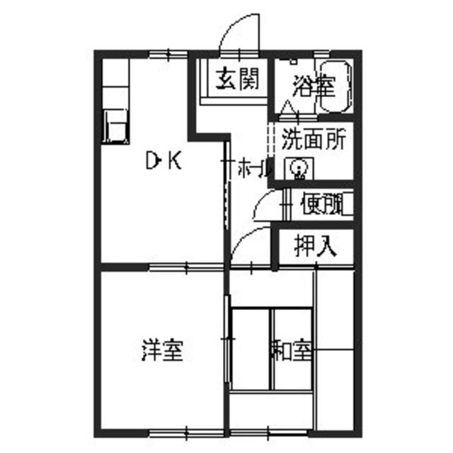 フレグランス布施屋の間取り