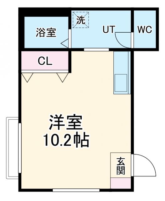 尾張旭市東大久手町のアパートの間取り