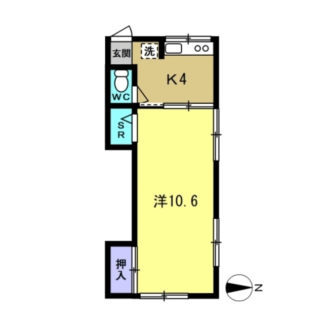 岩崎荘の間取り