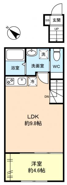 Ｅｒｆｏｌｇ津田沼（エアフォルクツダヌマ）の間取り