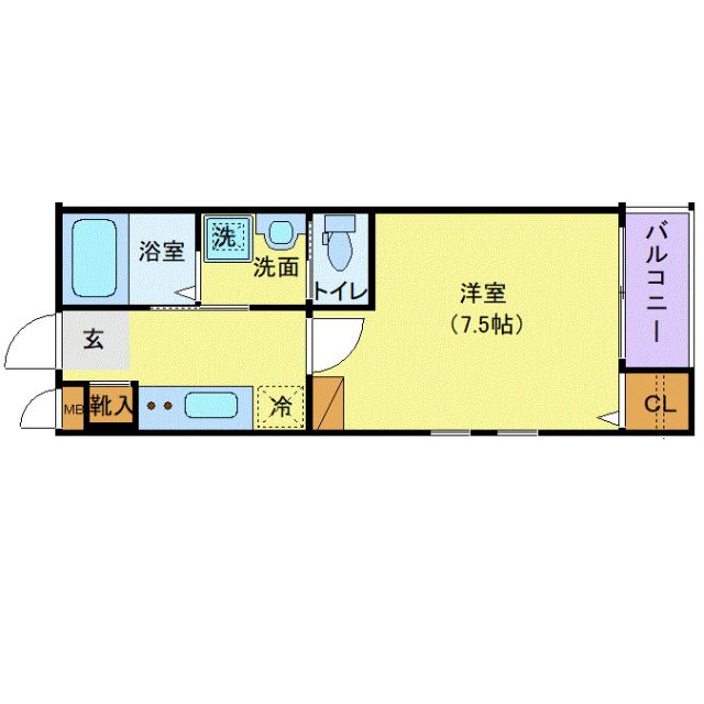 アリュール薬師堂駅前の間取り