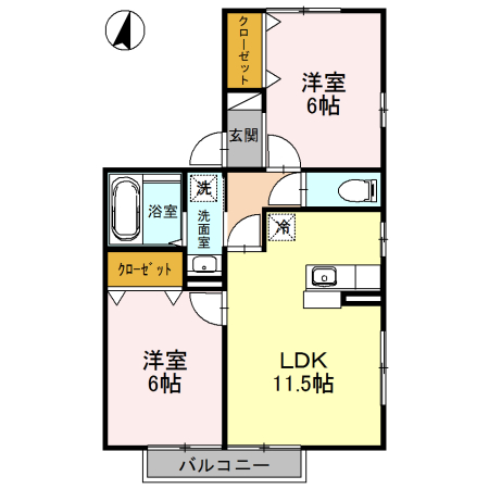 サンボナールの間取り