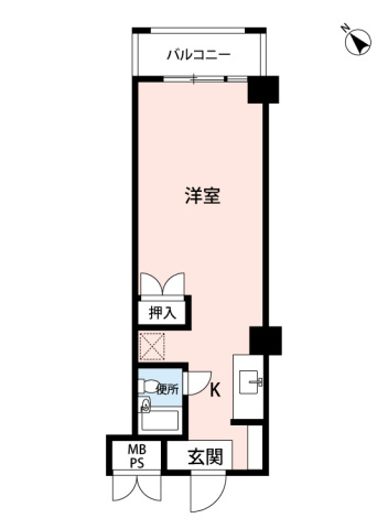 白金オークマンションの間取り