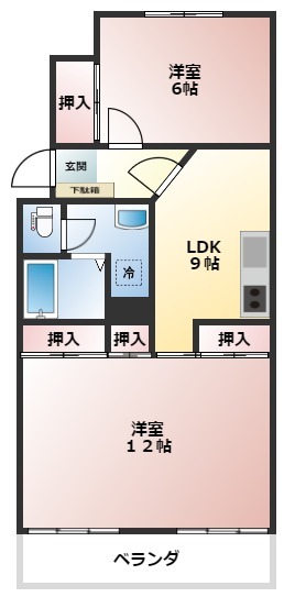 ルネスタウンの間取り