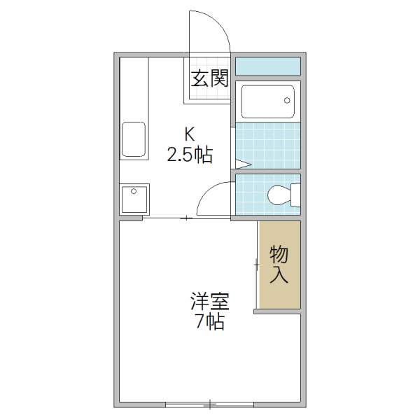 ワイズフラッツ末広の間取り