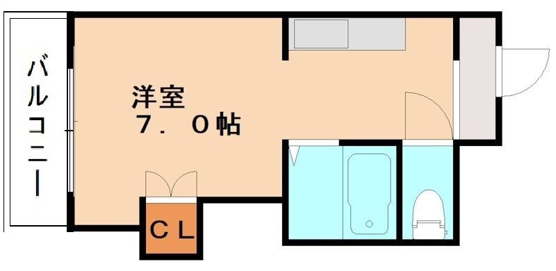 飯塚市横田のマンションの間取り