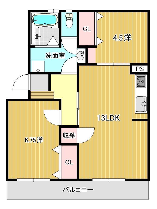 ヴァムハウスの間取り