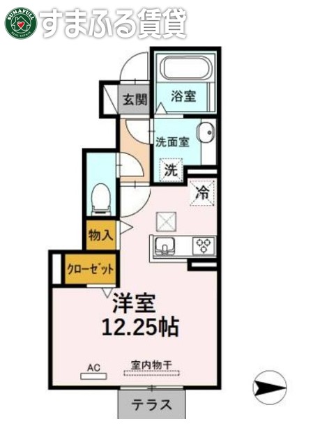 エグゼコート西浅井の間取り