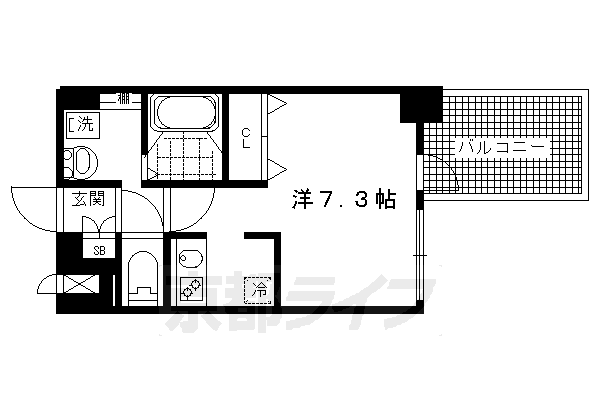 アスヴェル京都御所前IIの間取り