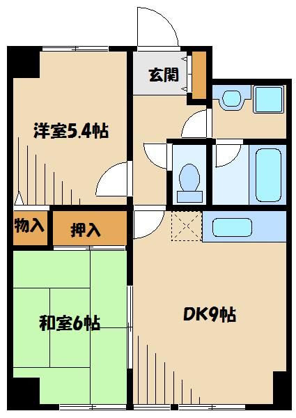 相模原市南区相模大野のマンションの間取り