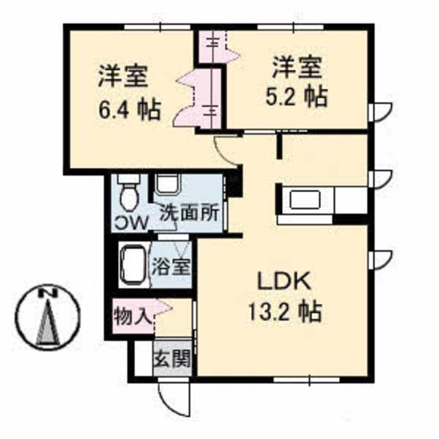 【パサージュＭ　四番館の間取り】