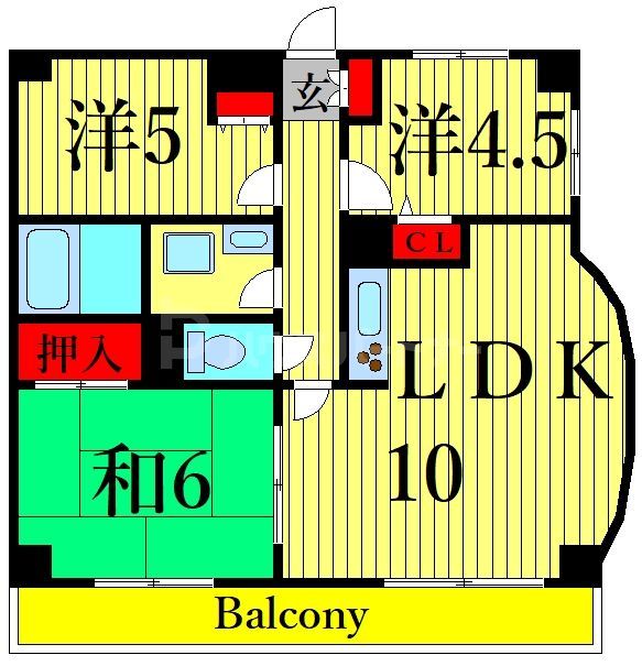 【レピドール福田Iの間取り】