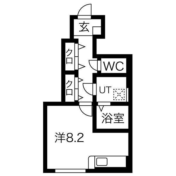 東根市大字蟹沢のアパートの間取り