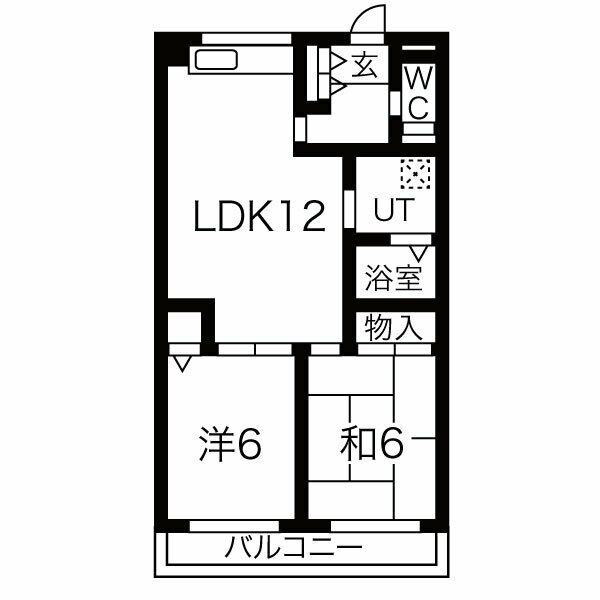 シンフォニア不二の間取り