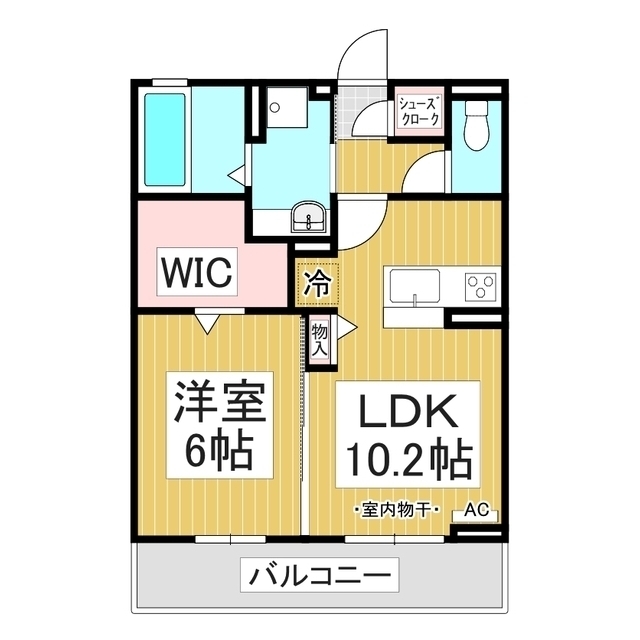 シャルマン栗田の間取り