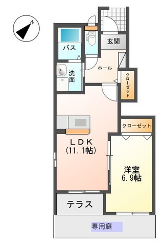 プラージュ横野の間取り