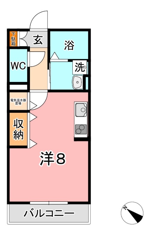 コンフォート高山の間取り