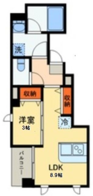 荒川区南千住のマンションの間取り