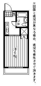 彦根市開出今町のアパートの間取り