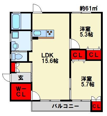 サニーランズの間取り