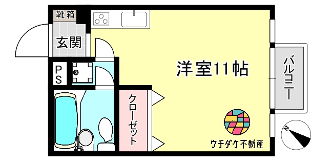 プレイヤー新屋敷の間取り
