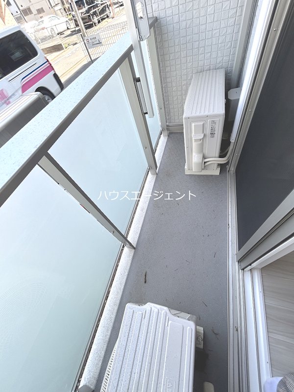 バルコニー　洗濯物もしっかり干せます。