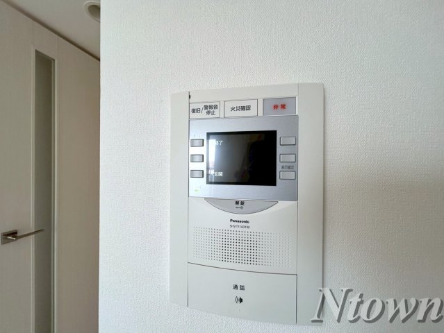 セキュリティ　モニター付きインターフォンです