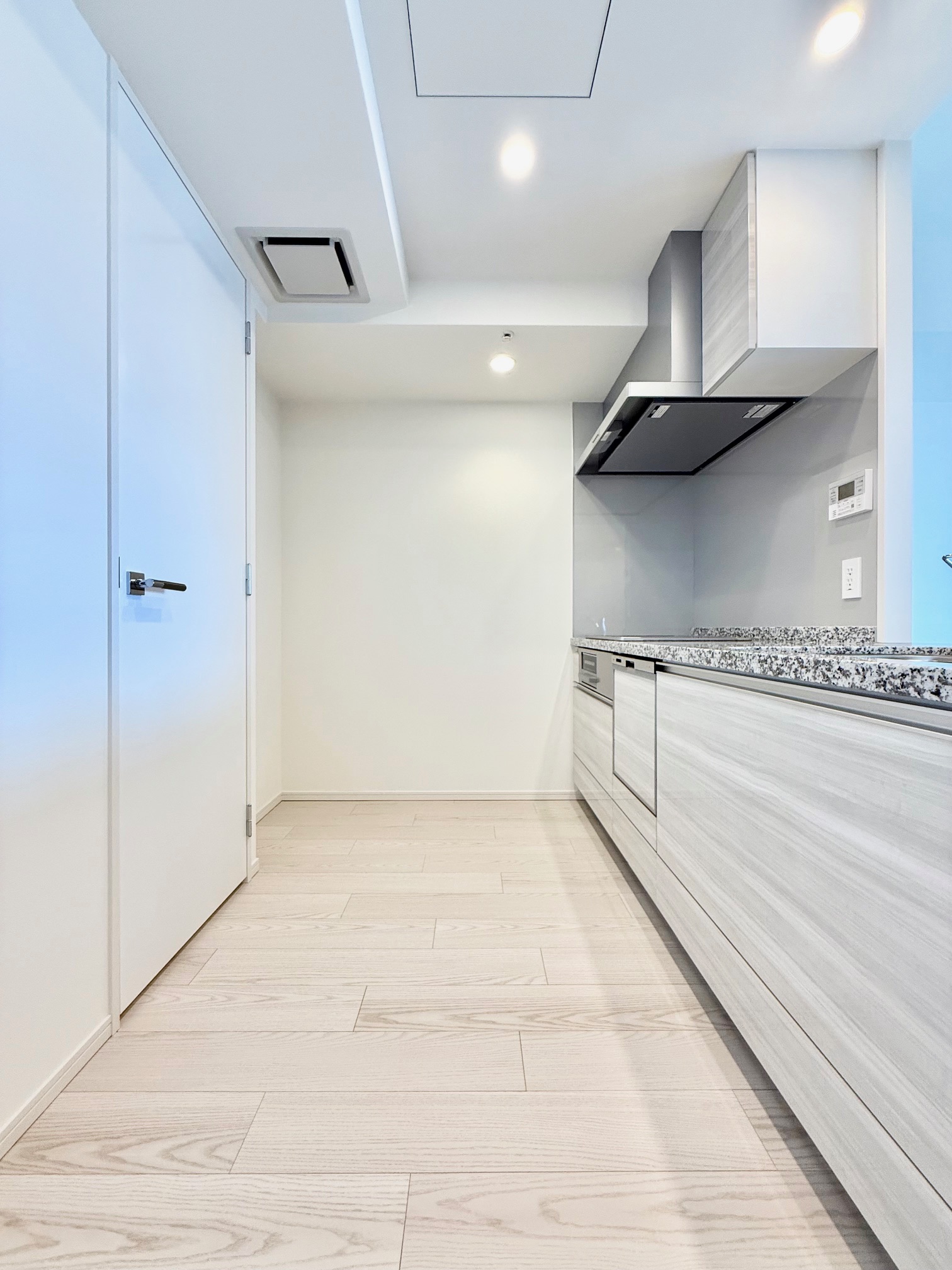 キッチン　キッチン約3.2帖／収納力のある納戸がございます