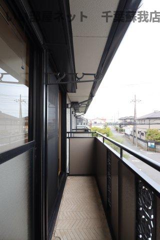 バルコニー　バルコニーがあります