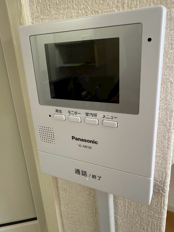 セキュリティ　来訪者をカメラで確認できるので女性にも安心です
