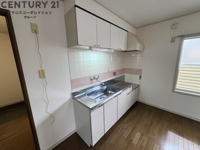 キッチン　ガスコンロ設置可能なキッチンです！