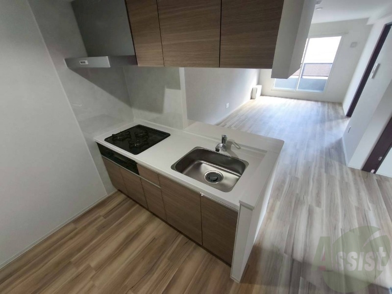 キッチン　システムキッチンなので、すぐお料理に使えます！