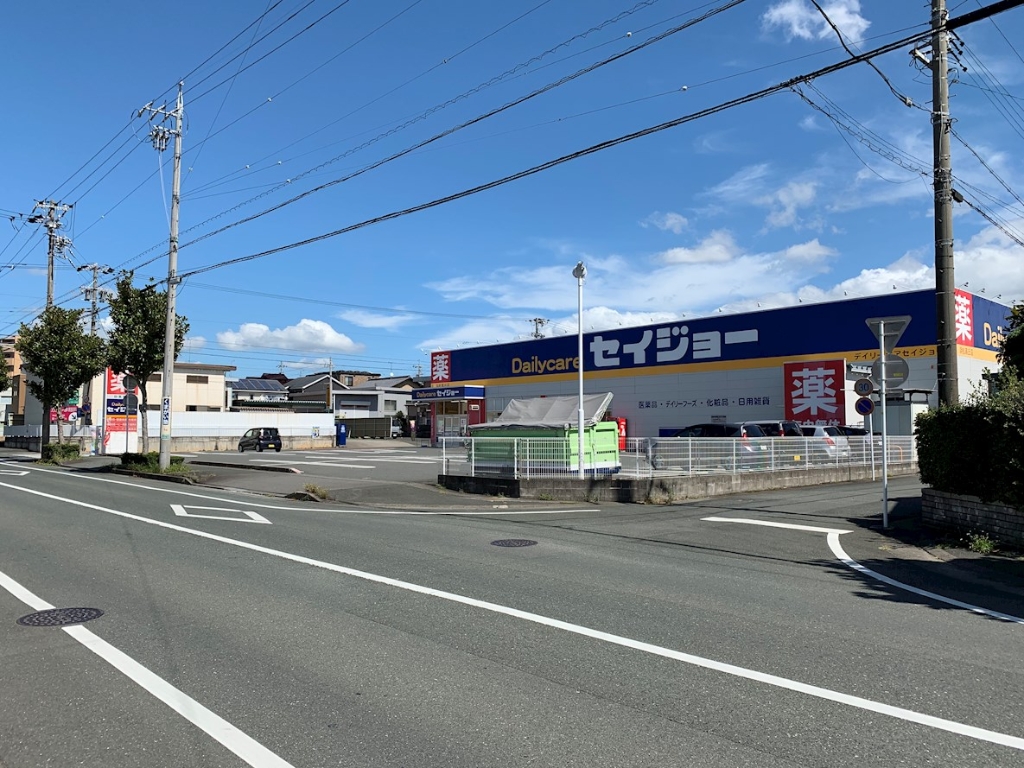 ドラックストア　デイリーケアセイジョー 浜松高丘店（ドラッグストア）まで651m
