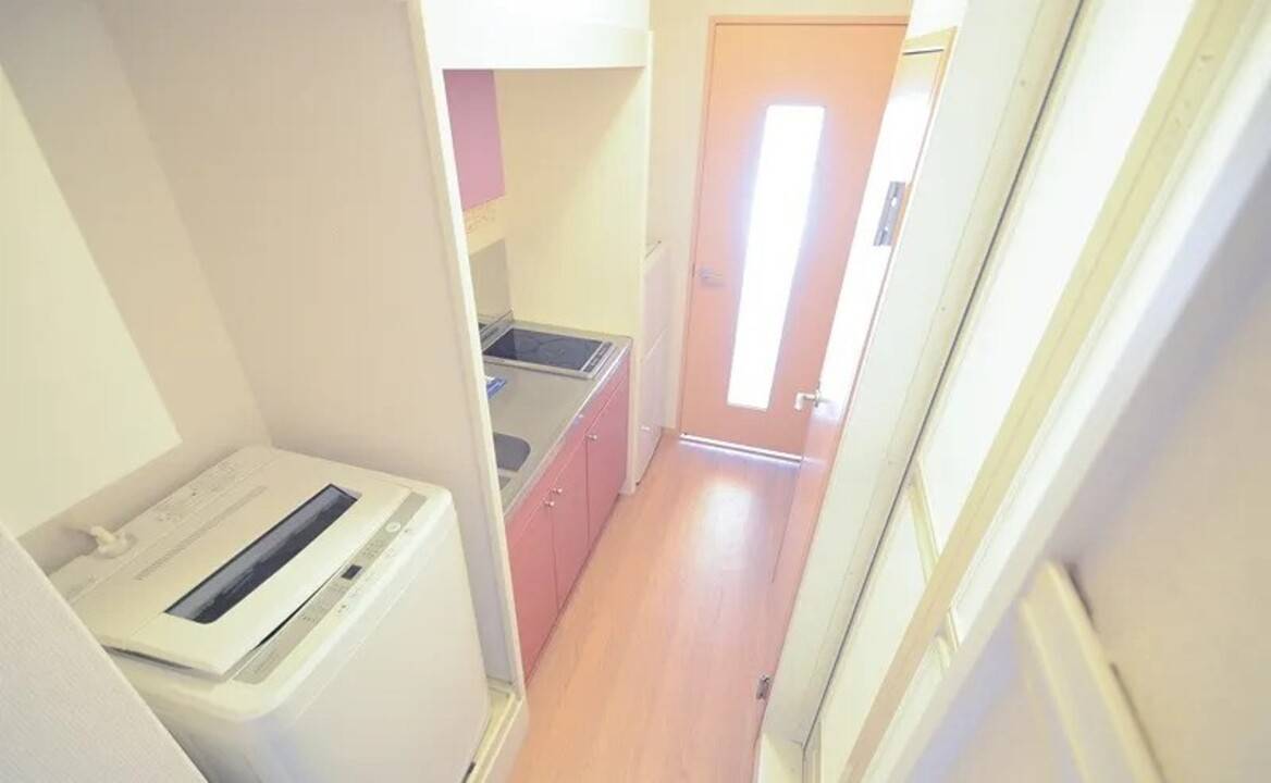 洗面設備　洗濯機置場