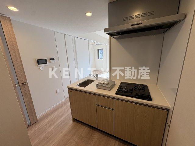 キッチン　コンパクトなキッチンで掃除もラクラク