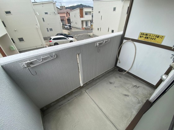バルコニー　※別部屋の写真です