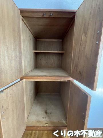 収納　十分な収納スペースがあります