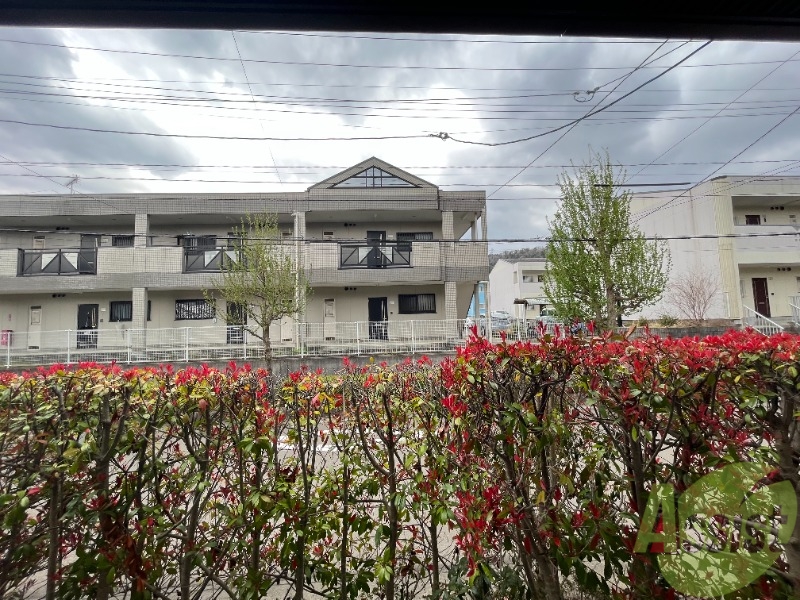 バルコニー　眺望はこちらになります。空も見えますね。