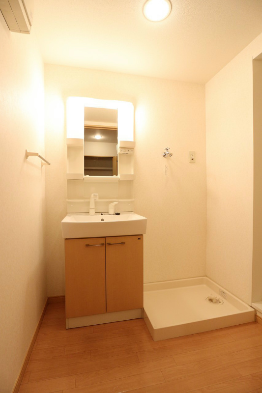 洗面設備　※別号室の写真です。シャンプードレッサーつき♪