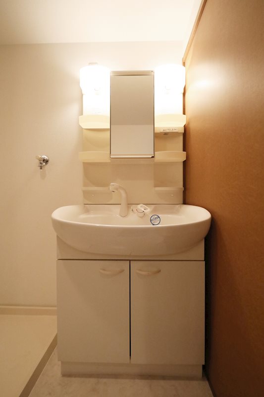 洗面設備　独立洗面台　シャワー付き洗面台