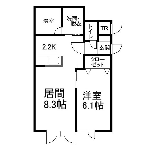 ドリームDの間取り