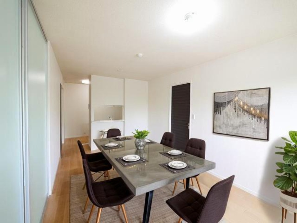 居室・リビング　CGで家具等を配置したもので家具等は含まれません