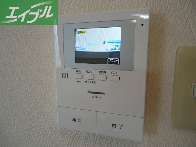 セキュリティ　モニター付きインターホン