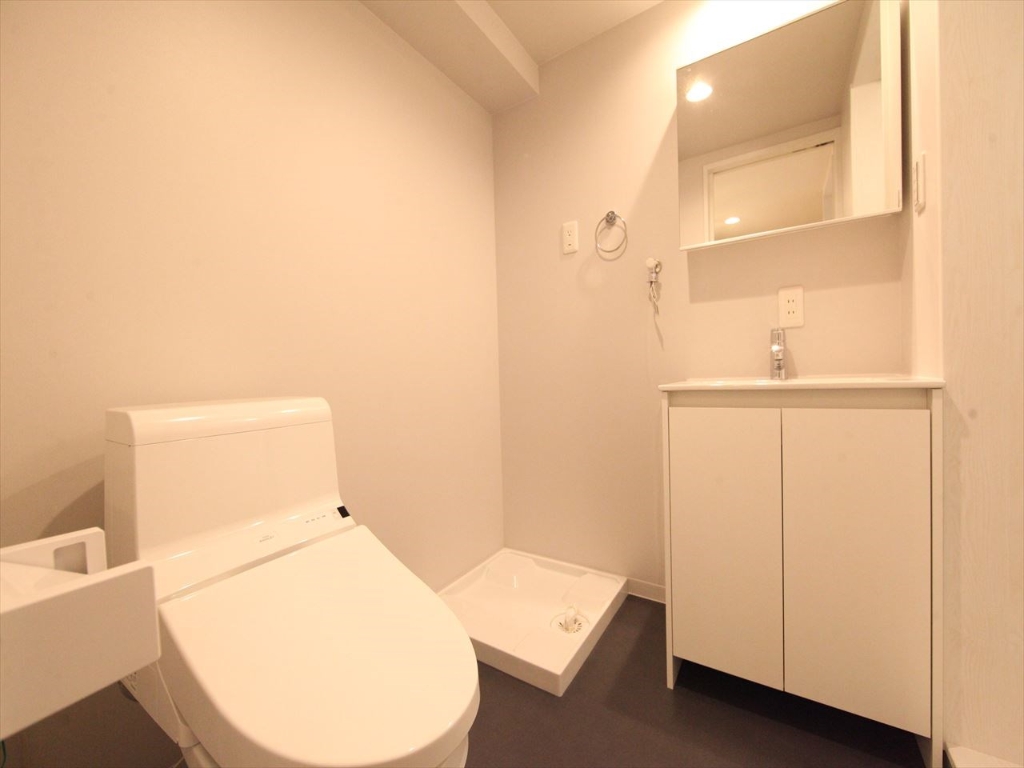 洗面設備　脱衣所　独立洗面台（シャンプードレッサー付）同仕様写真