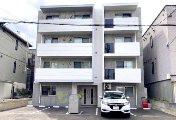 建物外観　都市ガス＆Ｗｉ－Ｆｉ付きネット無料採用のマンションです♪