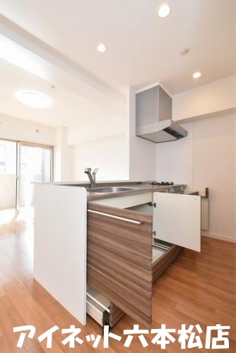 キッチン　毎日の料理も楽しめますね。